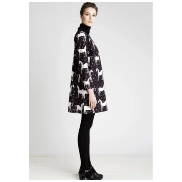 Marimekko Dresses & Skirts - RARE Marimekko Finland Pony Print Flock Swing Dress Women's XXL Scandinavian